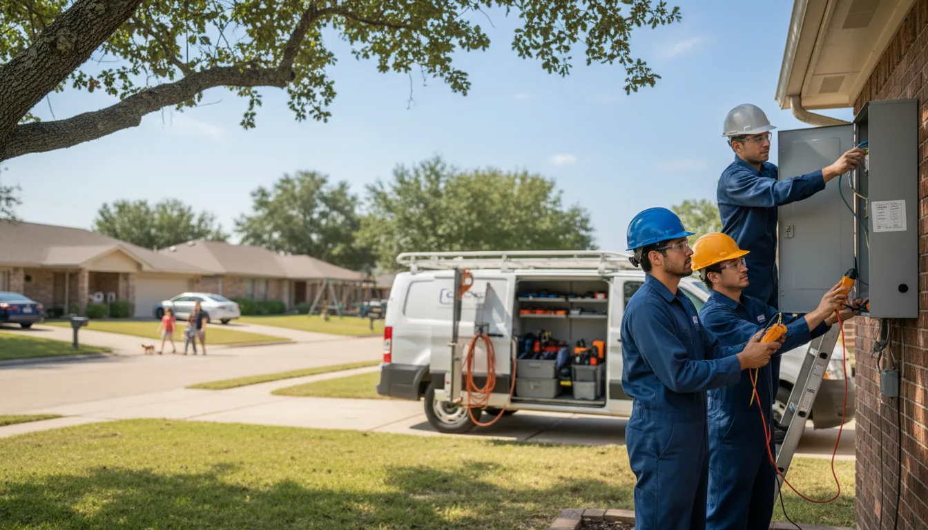 Certified electrician providing emergency electrical services in Moody Afb, GA